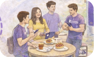 Organize small foodie meetups or awareness activities